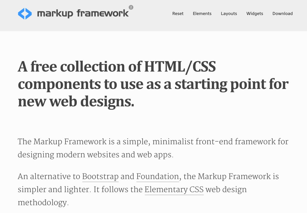 markup framework